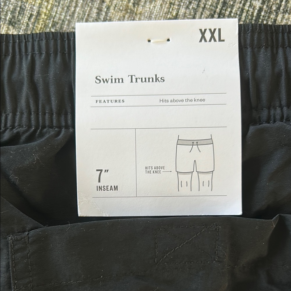 Goodfellow & Co. Black Swim Trunks XXL